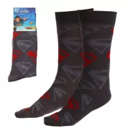 Superman Grey lange Erwachsene Socken 38/45