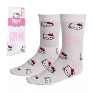 Hello Kitty White Erwachsenen lange Strümpfe 36/43