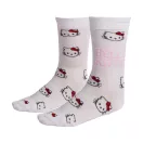 Hello Kitty White Erwachsenen lange Strümpfe 36/43