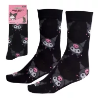 Hello Kitty Kuromi Black Erwachsene Kniestrümpfe 36/43