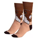 Gremlins Brown Erwachsene lange Socke 36/43