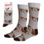 Gremlins Grey Erwachsenen lange Socken 36/43