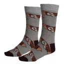 Gremlins Grey Erwachsenen lange Socken 36/43