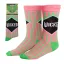 Wicked Pink Erwachsene lange Socken Größe 36/43