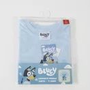Bluey Smile Kinderkurzes T-Shirt, Oberteil 3 - 6 Jahre / 98 - 116 cm