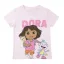 Dora the Explorer Let's Go Kinder Kurzarm T-Shirt, Oberteil 3 - 6 Jahre / 98 - 116 cm
