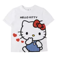   Hello Kitty Hearts Kinder T-Shirt kurz, Oberteil 6 - 12 Jahre / 116 - 152 cm