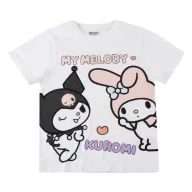   Hello Kitty My Melody Kinder kurzärmeliges T-Shirt, Oberteil 6 - 12 Jahre / 116 - 152 cm