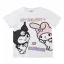Hello Kitty My Melody Kinder kurzärmeliges T-Shirt, Oberteil 6 - 12 Jahre / 116 - 152 cm