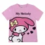 Hello Kitty My Melody Pink Kinder Kurzarm T-Shirt, Oberteil 6 - 12 Jahre / 116 - 152 cm