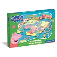   Peppa Wutz Reading interaktives 24-teiliges Puzzle Clementoni