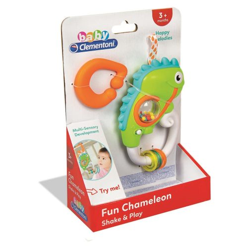 Tiere Green Chamäleon Babyrassel Clementoni