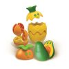 Farbe Think Play Obststapel-Spielzeug für Babys Clementoni