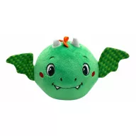   Tiere Finley Drachen Plüschballfigur, Baby-Rassel Clementoni