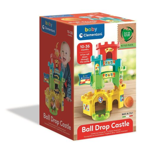 Farbe Drop Burg Kugelbahn Baby Konstruktionsspielzeug Clementoni