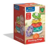  Farbe Stacking Rings 5-teiliges Pyramiden-Bauspiel Clementoni