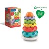 Farbe Stacking Rings 5-teiliges Pyramiden-Bauspiel Clementoni