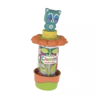   Farbe Clemmy Garden Cat weiches Baustein-Set 7-tlg Clementoni
