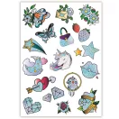 Crazy Chic Sparkly Glitzer-Tattoo Clementoni