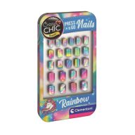 Crazy Chic Rainbow Künstliches Nagelset Clementoni