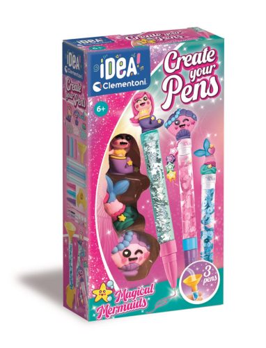 Farbe Mermaid Federherstellung-Set Clementoni