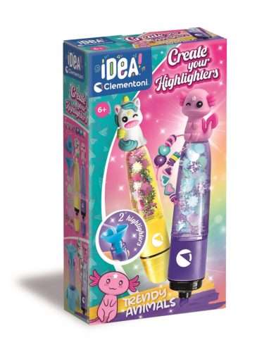 Farbe Trendy Animals Textmarker-Set Clementoni