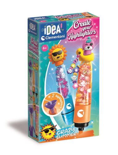 Farbe Crazy Summer Textmarker-Set Clementoni