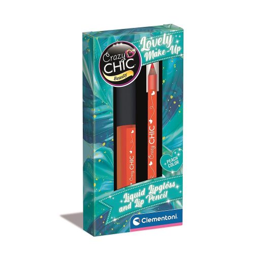 Crazy Chic Peach Lippenstift und Lippenkonturenstift Clementoni