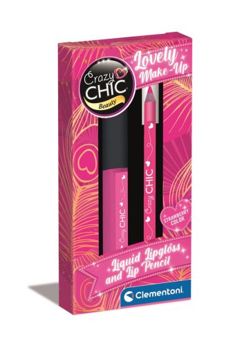 Crazy Chic Strawberry Lipgloss und Lippenkonturenstift Clementoni