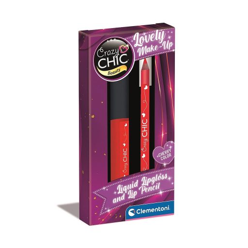 Crazy Chic Cherry Lipgloss und Lippenkonturenstift Clementoni