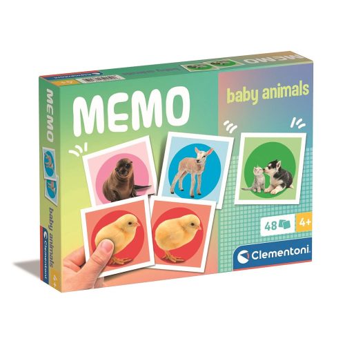 Tiere Baby Clementoni Gedächtnisspiel 48 Stk