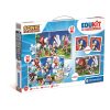 Sonic the Hedgehog Characters 4 in 1 Spielesammlung Clementoni