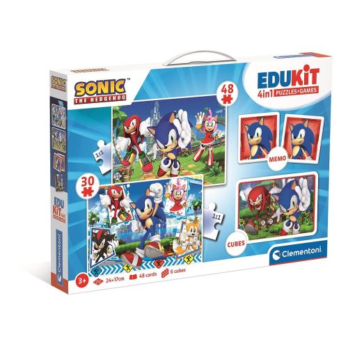 Sonic the Hedgehog Characters 4 in 1 Spielesammlung Clementoni