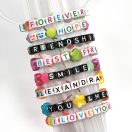 Crazy Chic Message kreatives Armbandherstellungsset Clementoni