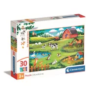 Bauernhof Farm Tier 30-teiliges Puzzle Clementoni