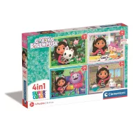 Gabby's Dollhouse Activities 4 in 1 Puzzle Clementoni