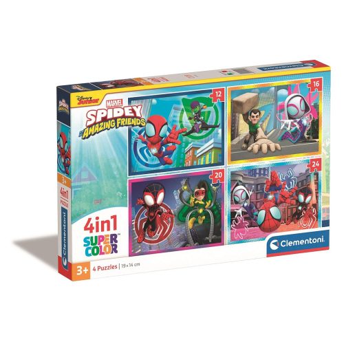 Spiderman Spidey 4 in 1 Puzzle Clementoni