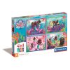 Disney Prinzessin Junior Ariel 4 in 1 Puzzle Clementoni