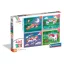 Einhorn One Day 4-in-1 Puzzle Clementoni