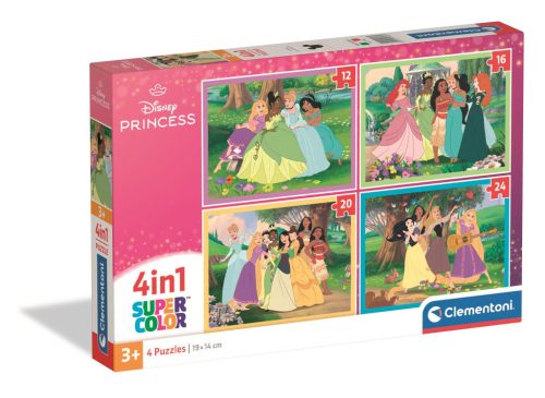 Disney Prinzessin Colloquy 4 in 1 Puzzle Clementoni