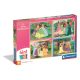 Disney Prinzessin Colloquy 4 in 1 Puzzle Clementoni