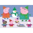 Peppa Wutz Snow 104-teiliges Maxi-Puzzle Clementoni