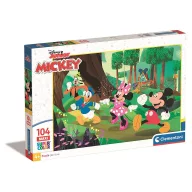   Disney Mickey Lush Forest 104-teiliges Maxi-Puzzle Clementoni