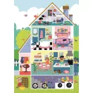 Farbe Sweet Zuhause 104-teilige Maxi-Puzzle Clementoni
