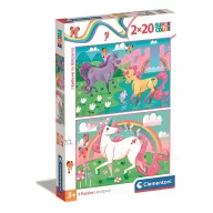 Einhorn Believe 2x20 Stück Puzzle Clementoni