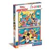 Disney Mickey  Laughing 2x20-teiliger Puzzle Clementoni