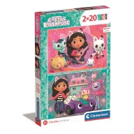   Gabby's Dollhouse Cat-world 2x20 Stück Clementoni Puzzle