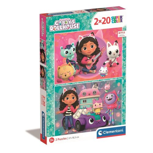 Gabby's Dollhouse Cat-world 2x20 Stück Clementoni Puzzle