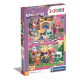 Katze Power Super Kitties 2x20 Stk. Puzzle Clementoni