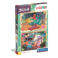   Disney Lilo und Stitch Galactic Vacation 2x60 Stück Puzzle Clementoni